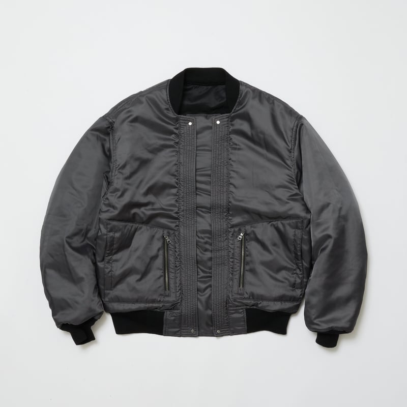 BAL / x SPIEWAK DOUBEL ZIP BOMBER JACKET / BLAC BAL / x SPIEWAK DOUBEL ZIP BOMBER JACKET / BLAC