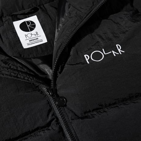 POLAR SKATE CO. / POCKET PUFFER / BLACK