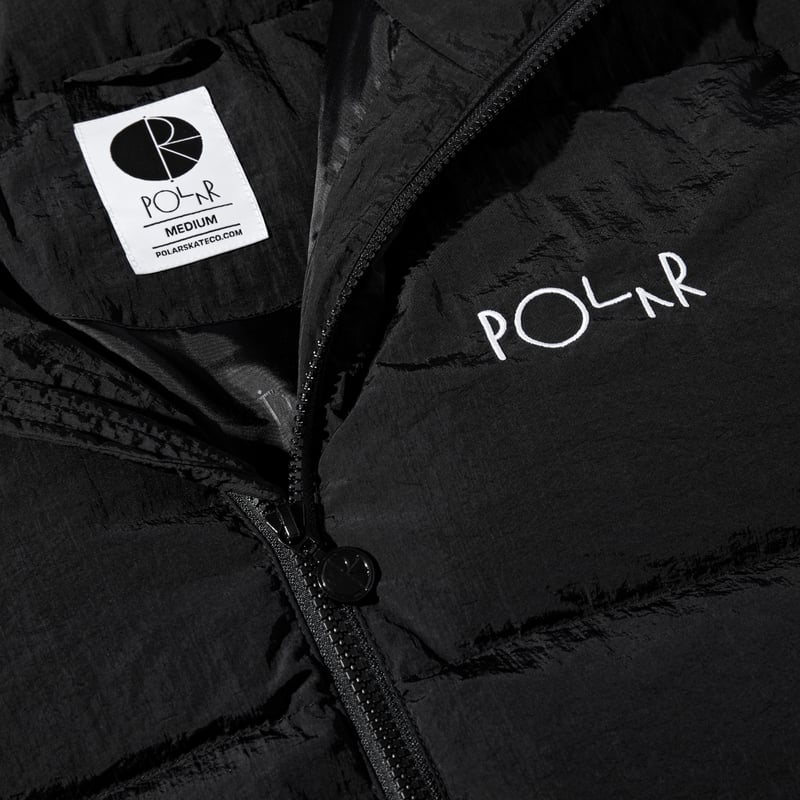 POLAR SKATE CO. / POCKET PUFFER / BLACK | Sopho...