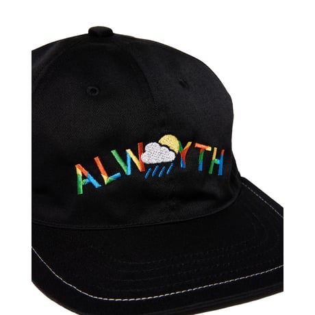 ALWAYTH / EMBROIDERY CAP / BLACK