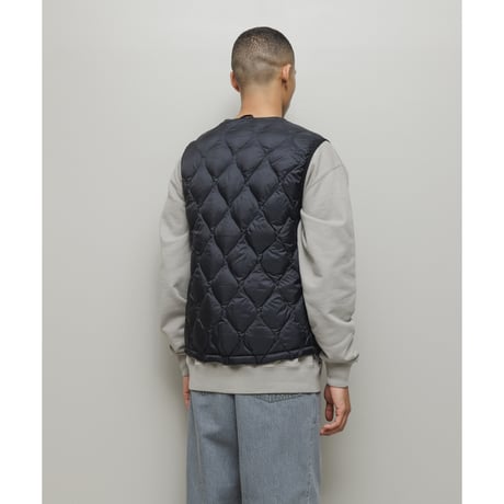 BAL / x TAION BALMACAAN COAT WITH DETACHABLE DOWN VEST / CARBON
