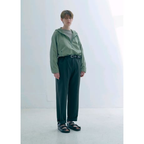 tone / WOOL GABARDINE WORK PANTS / KHAKI
