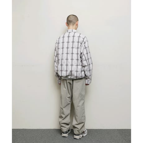 BAL / COTTON WEATHER WIDE MOUNTAIN PANT / KHAKI GRAY
