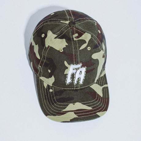 FUCKING AWESOME / CAMO SEDUCTION CONTRAST STITCH 6-PANEL / WASHED CAMO