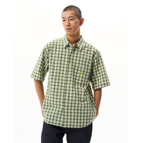 BoTT / PLAID S/S SHIRT / GREEN