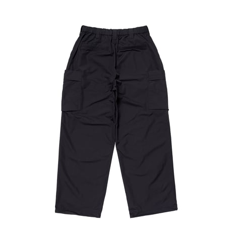 LQQK STUDIO / NYLON CARGO PANTS / BLACK