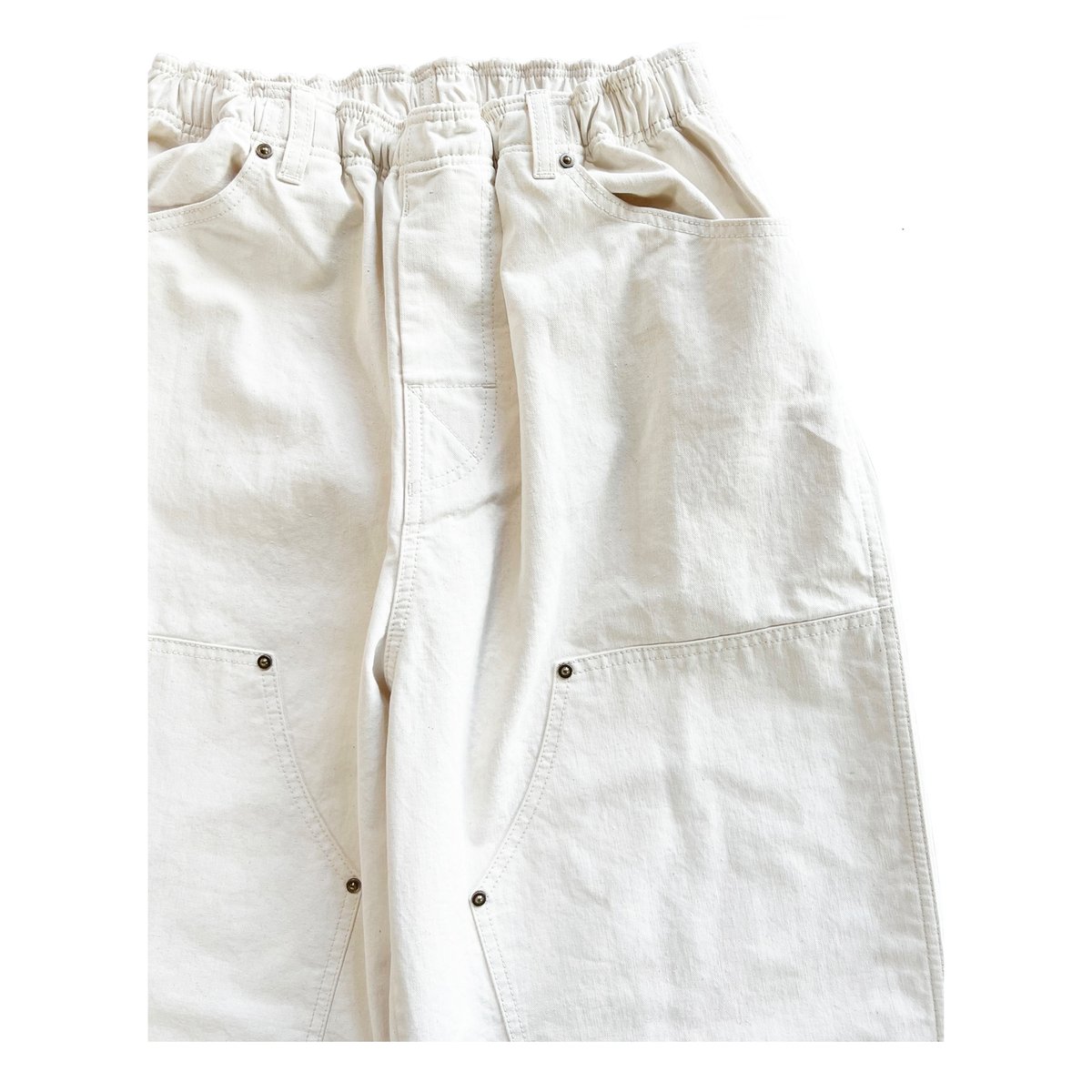 COMFORTABLE REASON / DOUBLE KNEE PIGMENT PANTS