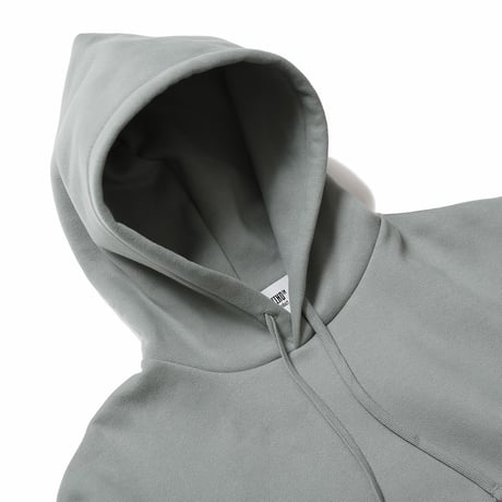 HOMBRE NINO / RUBBER LOGO HOODED PULL OVER / BLUE GRAY
