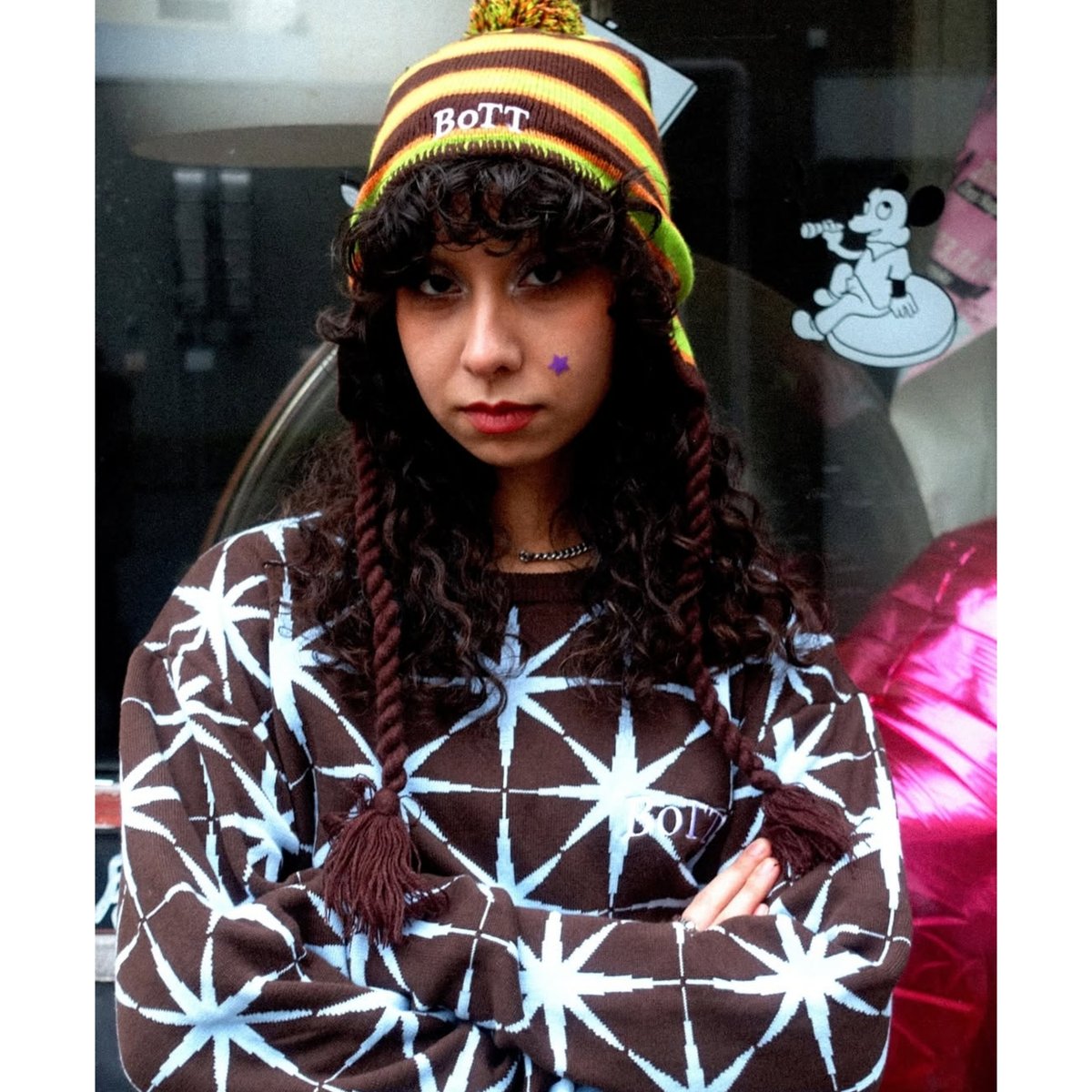 Tassel Pom Beanie BoTT ビーニー BoTT Navy TASSEL POM BEANIE｜BOTT｜ACCESSORIES（アクセサリー）｜【公式通販