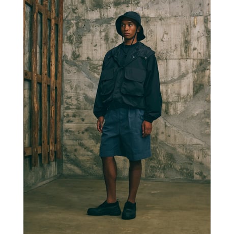 tone / MESH T SHRT  / NAVY