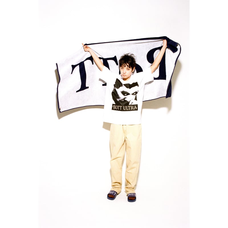 Bott OG Logo Beach Towel / NAVY ボット BoTT / OG LOGO BEACH TOWEL / NAVY | Sophomore