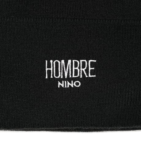 HOMBRE NINO / LOGO CUFF BEANIE / BLACK