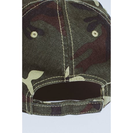 FUCKING AWESOME / CAMO SEDUCTION CONTRAST STITCH 6-PANEL / WASHED CAMO