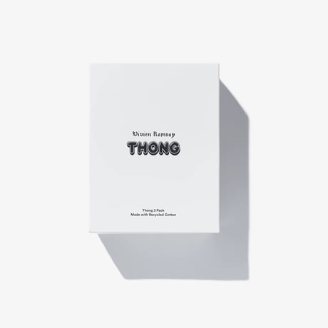 VIVIEN RAMSAY / THONG (3 PACK) / HEATHER GREY