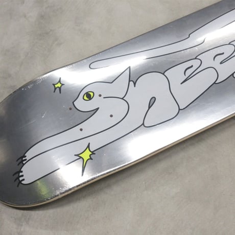 SNEEZE MAGAZINE / SNEEZE QUICKSILVER SKATEBOARD / SILVER
