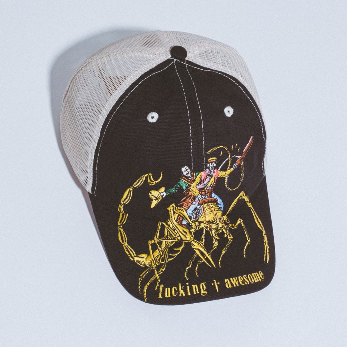 FUCKING AWESOME / SCORPION MESH TRUCKER HAT / B