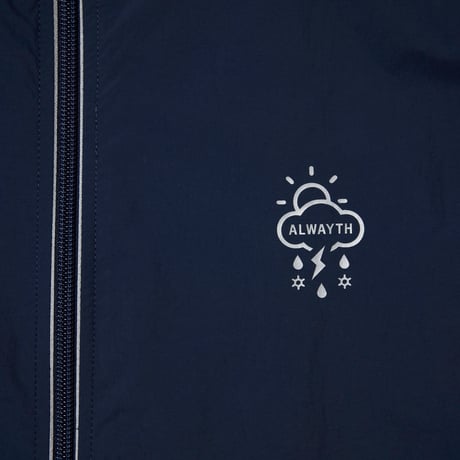 ALWAYTH / TRAINING JACKET ＆ PANTS SET / REFLECT PRINTED / NAVY