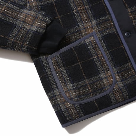 HOMBRE NINO / QUILTING JACKET / NAVY PLAID