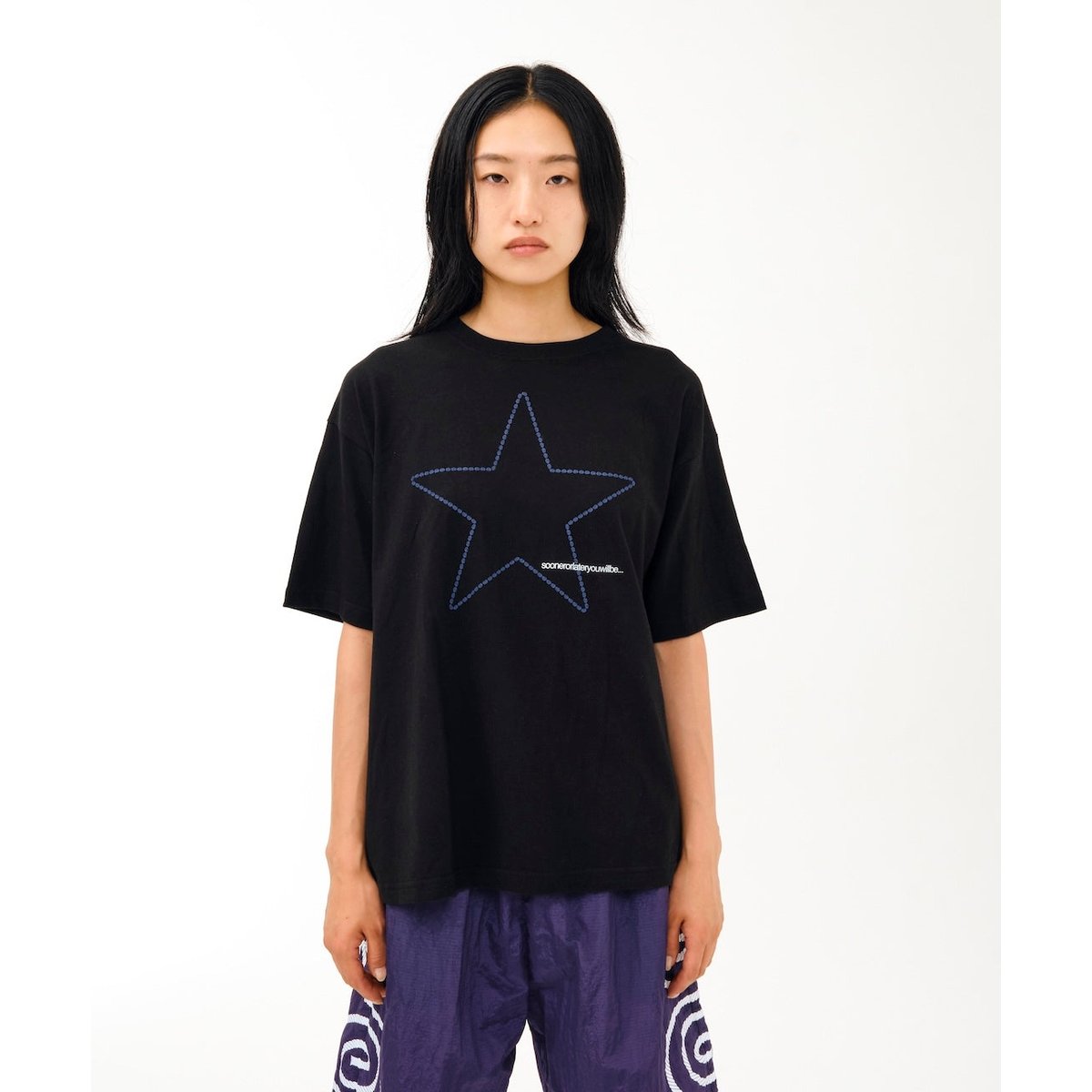SOL soonerorlater / STAR TEE / BLACK | Sophomore