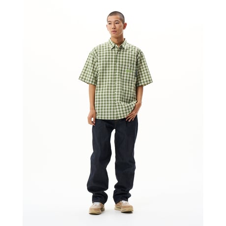 BoTT / PLAID S/S SHIRT / GREEN