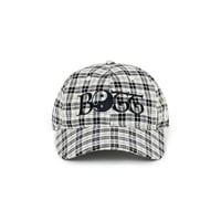 BoTT / 2Y PLAID 6-PANEL CAP / BLACK