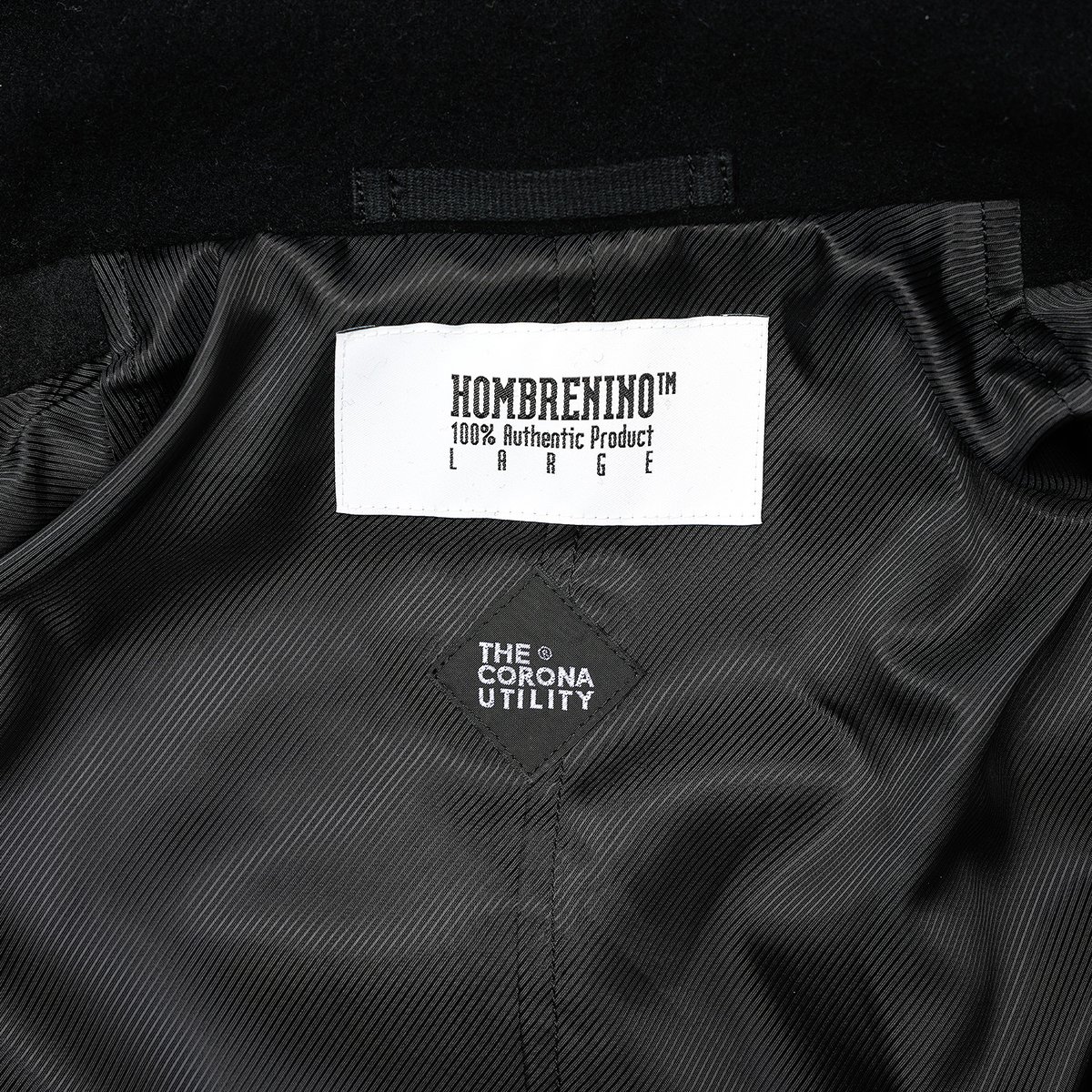 HOMBRE NINO / x CORONA NAVY P-COAT / BLACK | S