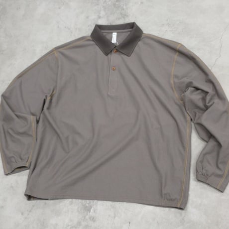 NOROLL / DRY WASHI L/S POLO / KUCHIBA