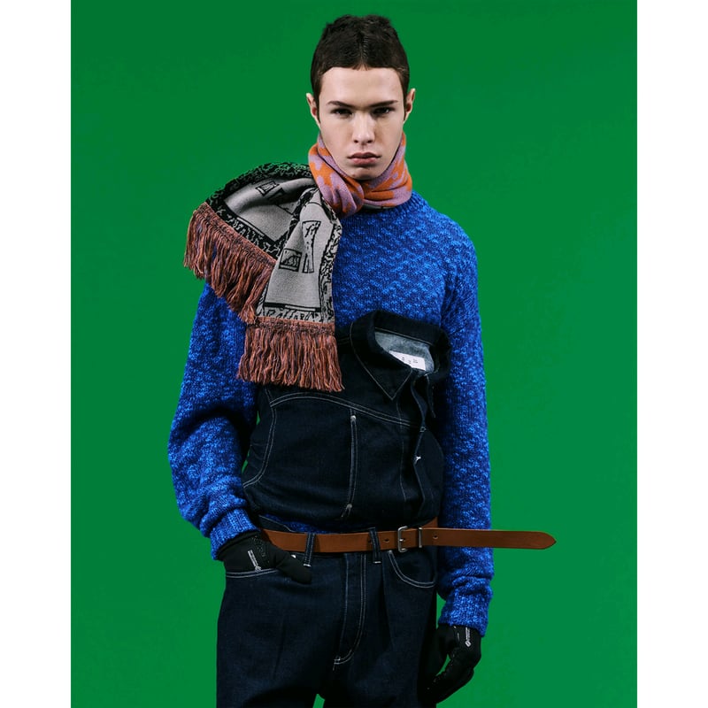 小物 baloriginal JACQUARD KNIT SOCCER SCARF BAL / JACQUARD KNIT