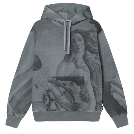 STUSSY / DYED VENUS HOODIE / BLACK