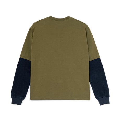 SOL soonerorlater / FAKE LAYERED TEE / KHAKI
