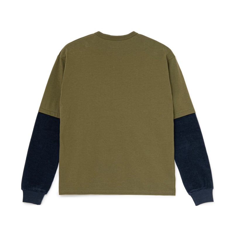SOL soonerorlater / FAKE LAYERED TEE / KHAKI |