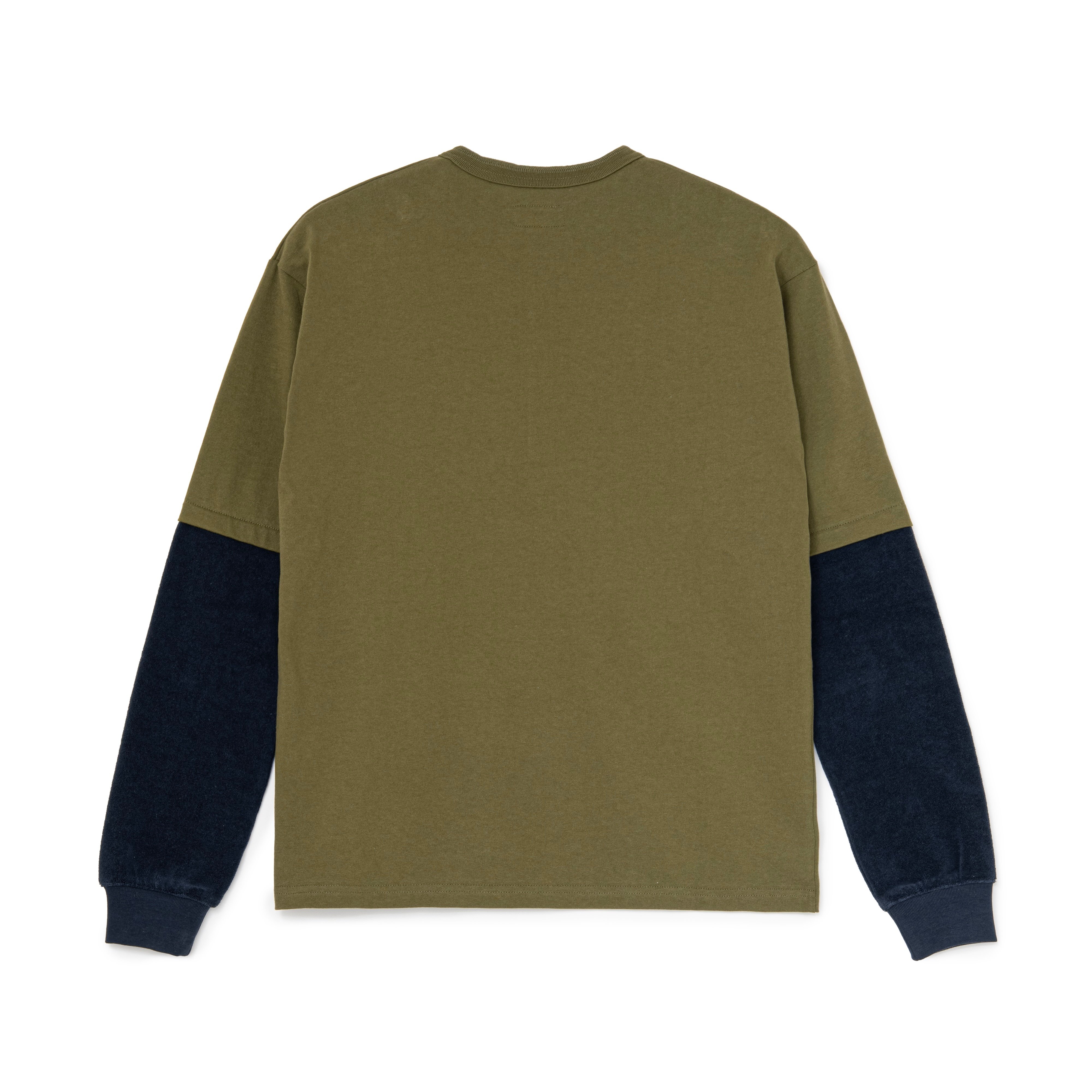 SOL soonerorlater / FAKE LAYERED TEE / KHAKI |