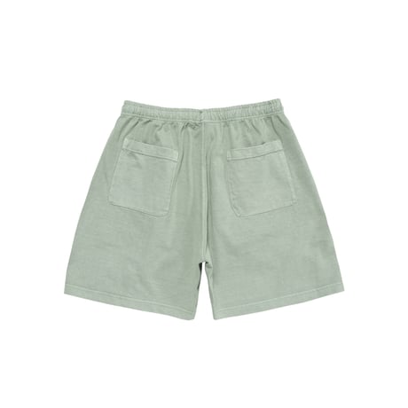 LQQK STUDIO / PIGMENT WASHED SHORTS / WASHED GREEN