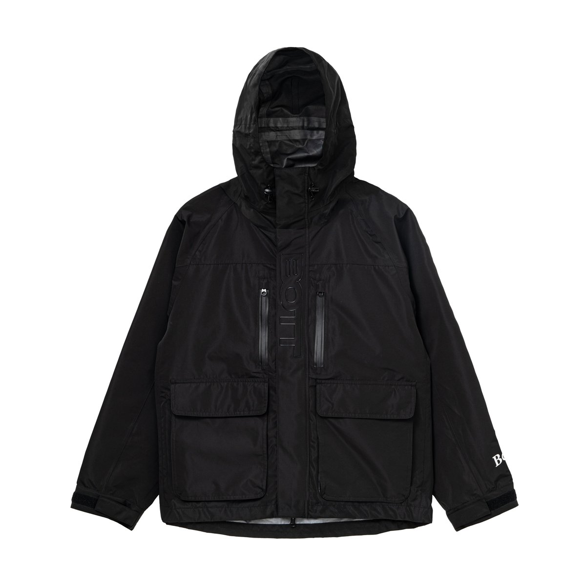 BoTT Waterproof Utility Jacket シェルジャケット BoTT / WATERPROOF UTILITY JACKET / BLACK | Soph