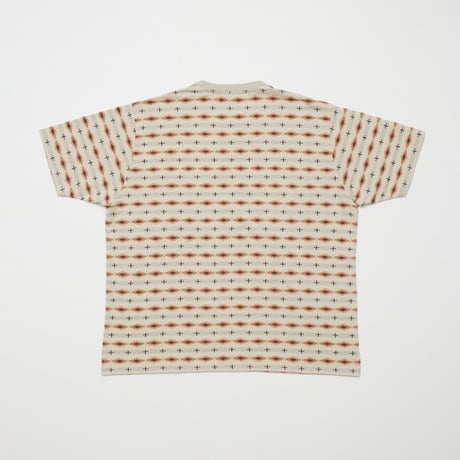 BAL / JACQUARD CREW NECK TEE / ECRU