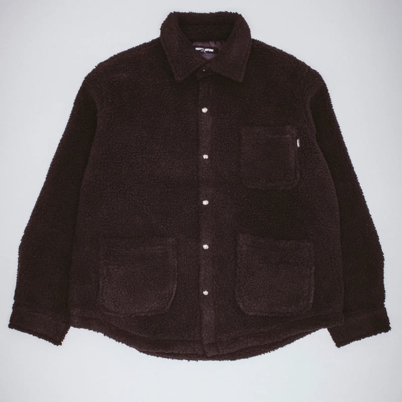 FUCKING AWESOME / PILE FLEECE OVERSHIRT / BLACK