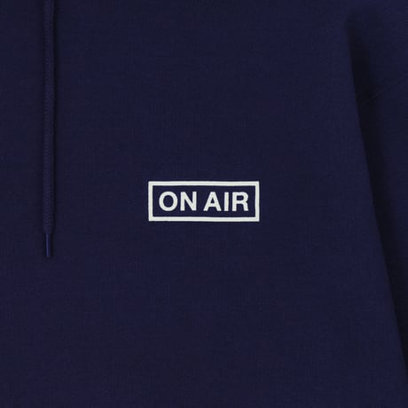 ON-AIR / ON AIR BASIC LOGO PULLOVER HOODIE / NAVY