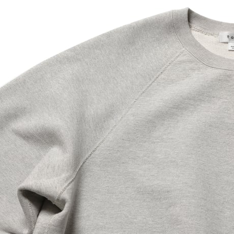 tone / HEAVY WEIGHT CREW NECK SWEAT / ASH GRAY