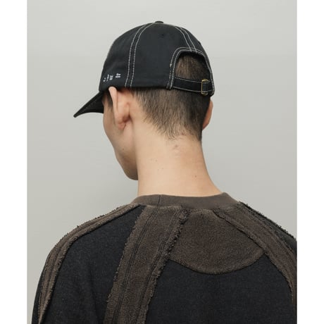 BAL / COTTON 6-PANEL HAT / BLACK