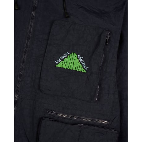 BRAIN DEAD / CROPPED HUNTING JACKET / NAVY