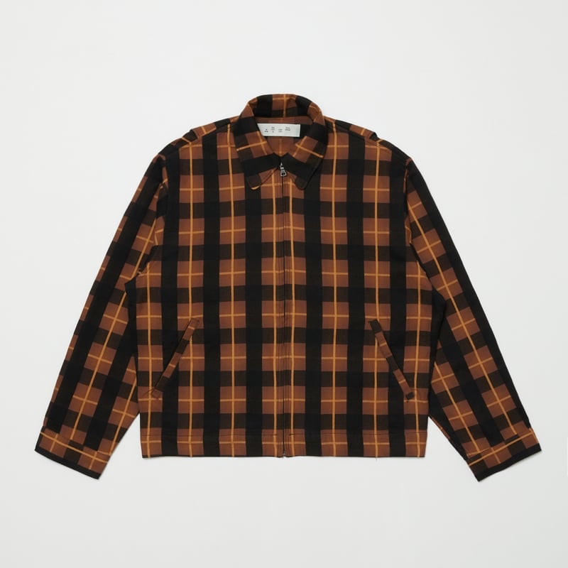 【BAL/バル】PLAID ZIP SHIRT BLOUSON BAL / PLAID ZIP SHIRT BLOUSON / BROWN | Sophomore