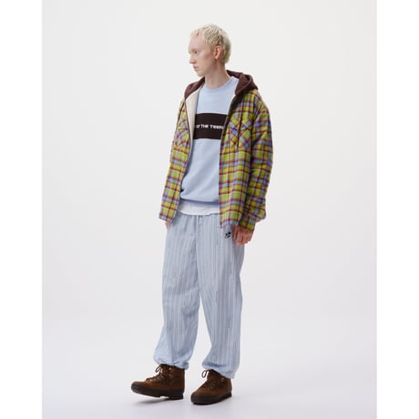 BoTT / HOODED FLANNEL SHIRT / GREEN