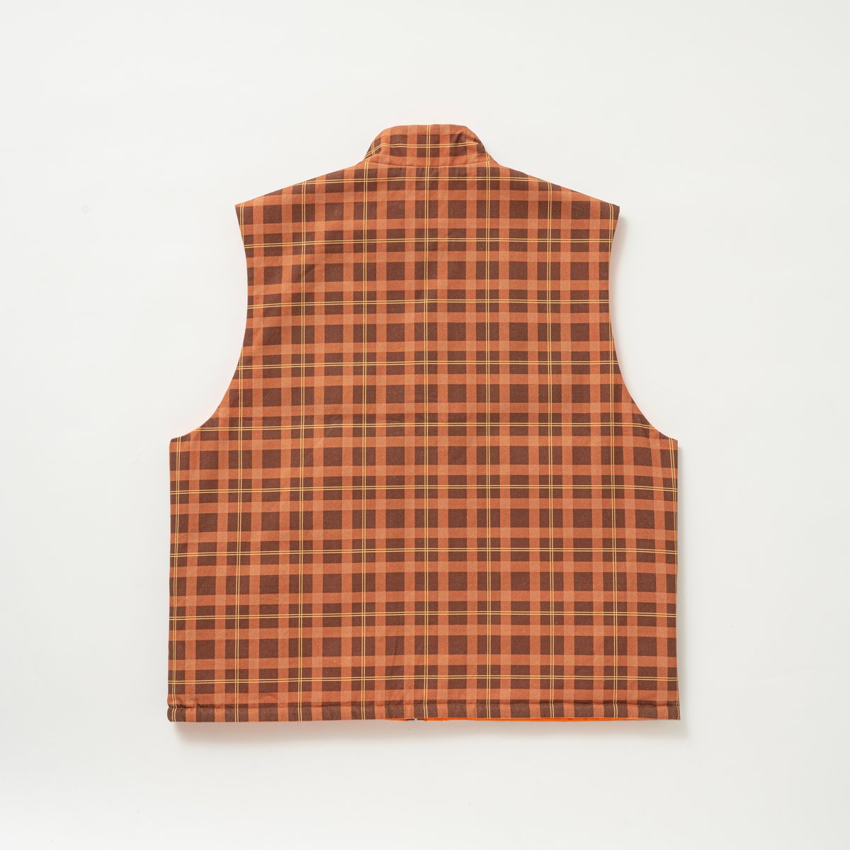 トップス sol Reversible Checked Vest SOL soonerorlater / REVERSIBLE CHECKED VEST / B