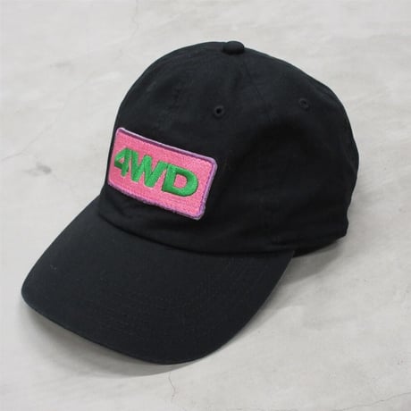 4WD  (4 WORTH DOING) / 4WD LOGO PATCH 5 PANEL HAT / BLACK
