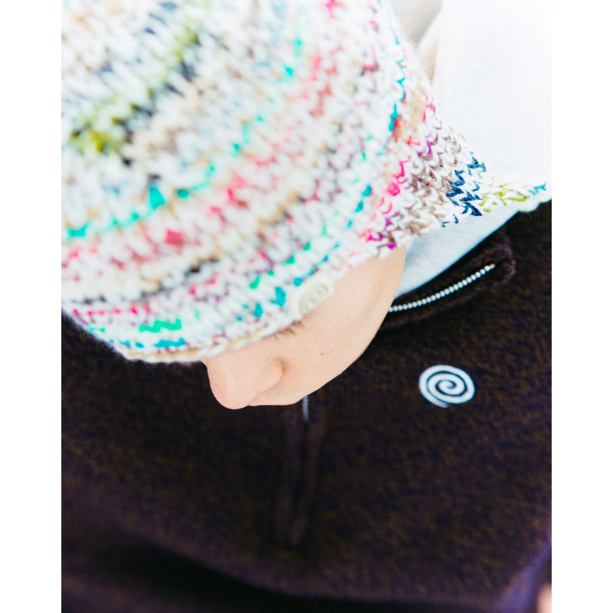 帽子 SOL soonerorlaterHAND-KNITTED FLIGHT CAP SOL soonerorlater / HAND-KNITTED FLIGHT CAP / B