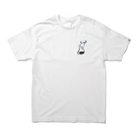 HOMBRE NINO / S/S PRINT TEE (DISINFECTION) / WHITE
