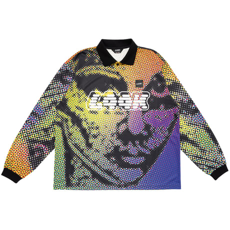 LQQK STUDIO / LQQK SUBLIMATED POLY POLO / BLACK
