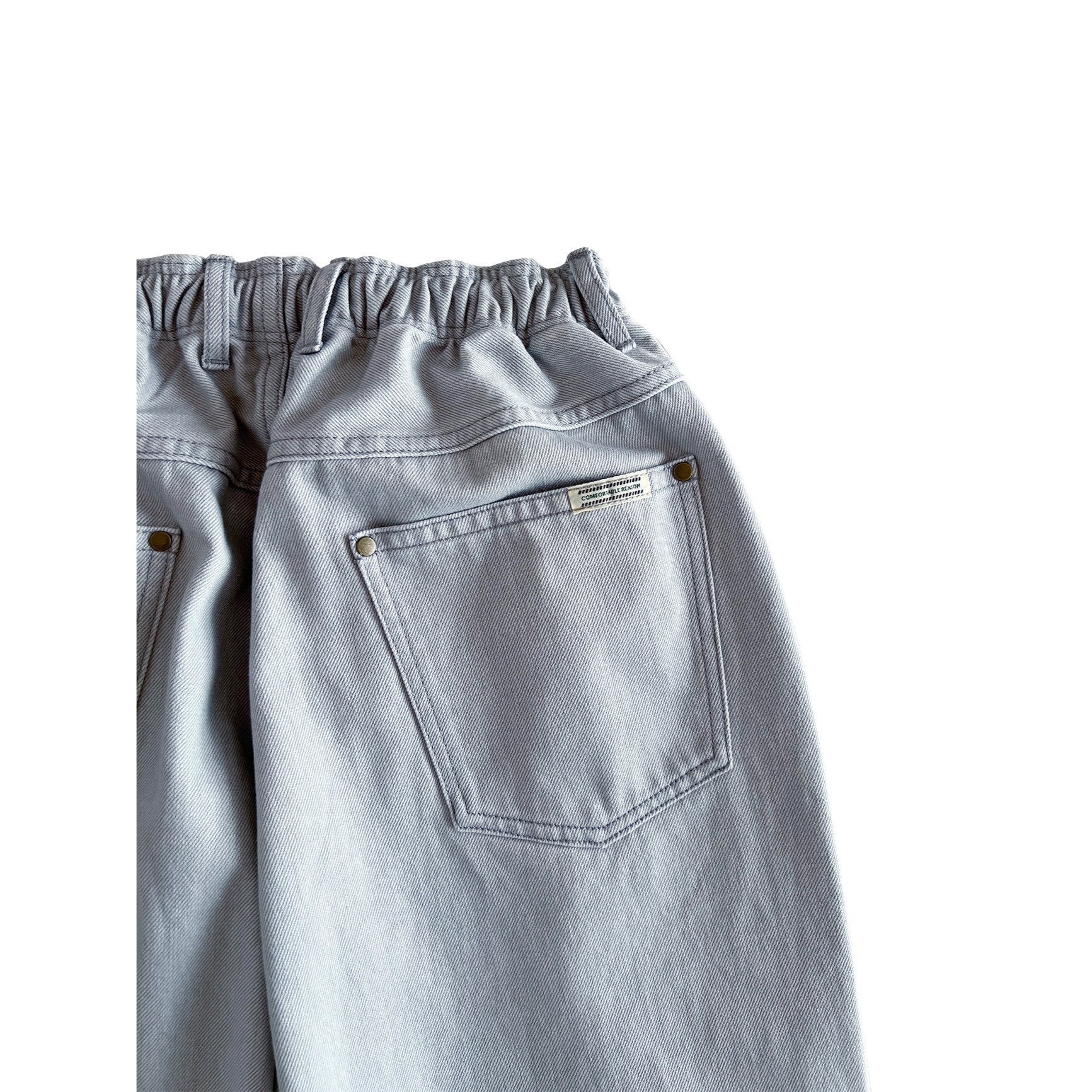 COMFORTABLE REASON / SURFACE DYED DENIM / SMOG