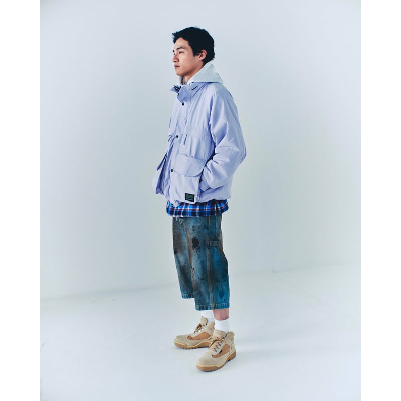 BoTT / HOODED FLANNEL SHIRT / GREEN | Sophomore