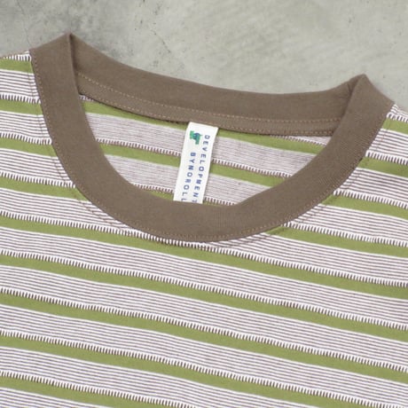 NOROLL / UNEVENNESS L/S TEE / GREEN